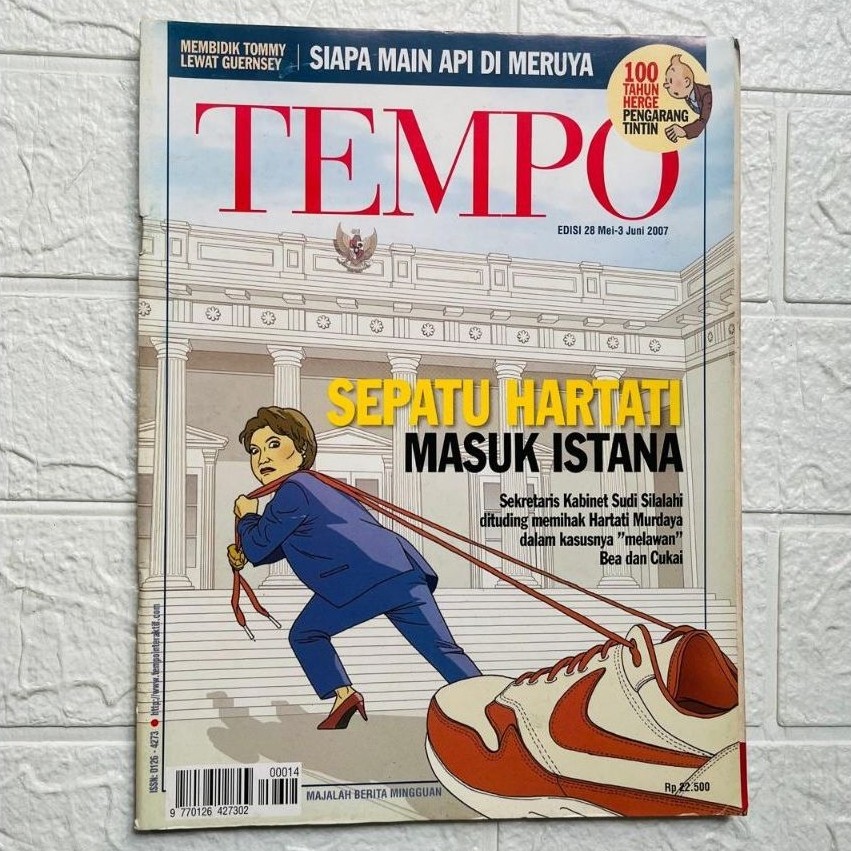 Majalah Tempo 28 Mei 2007 - Selingan : 100 Tahun Herge Pengarang Tintin