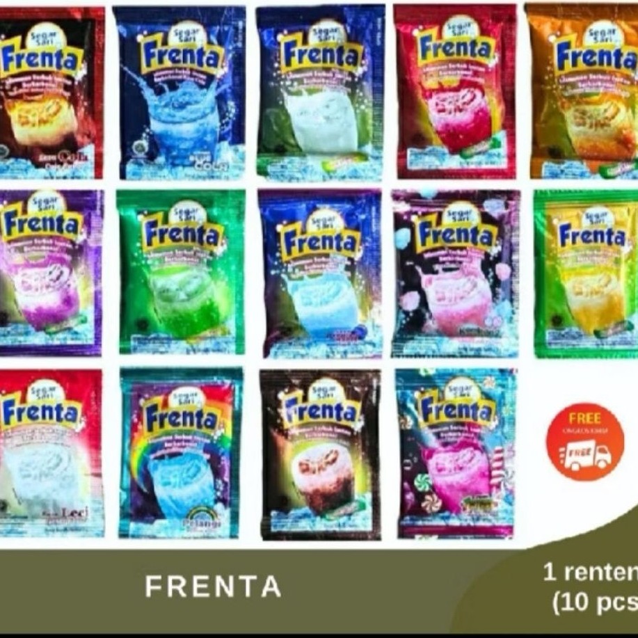 frenta serbuk minuman 1 renceng (10 sachet)