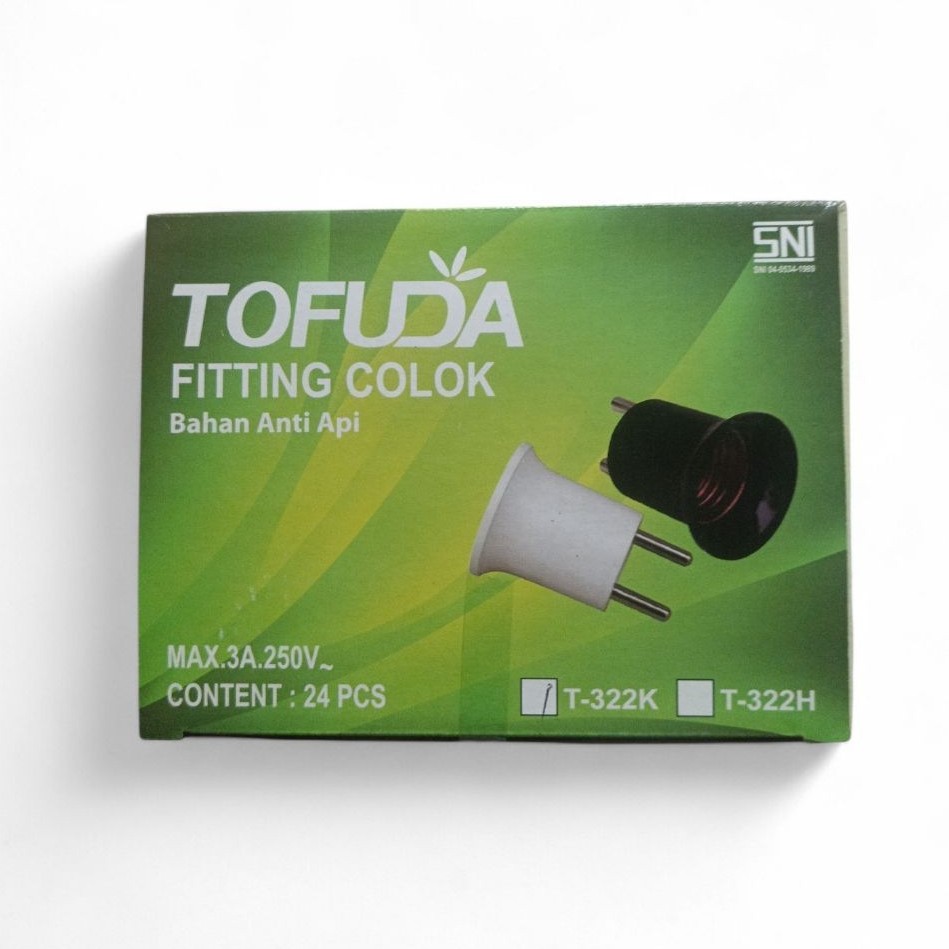 Fiting colok / fiting lampu colokan / fiting lampu tidur / fiting colok biasa