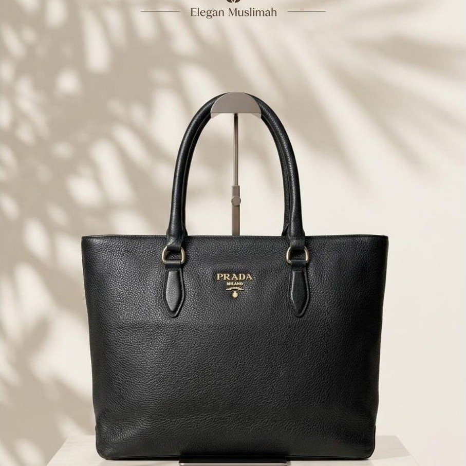 PRADA TOTE BAG  TAS LAPTOP - SECOND VINTAGE