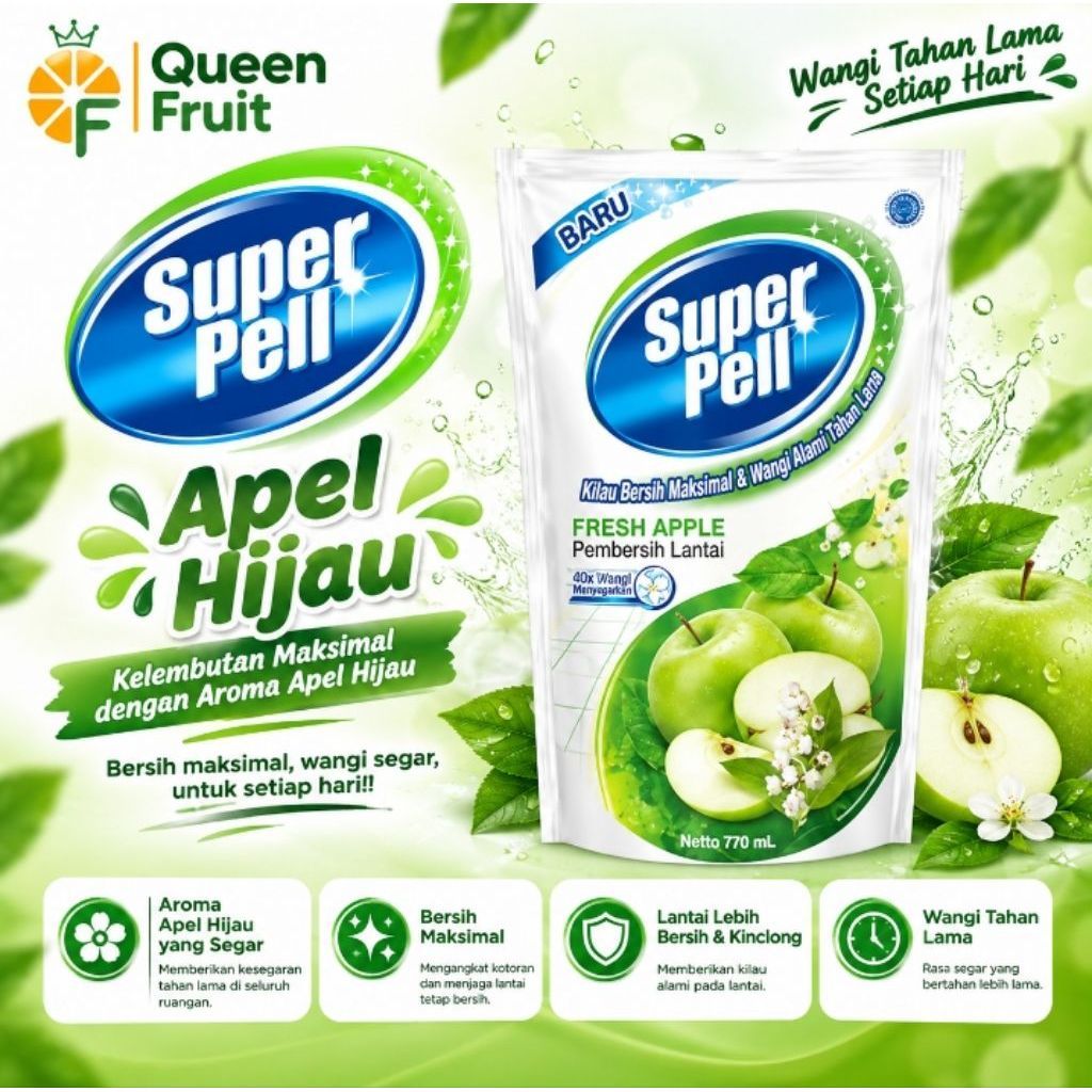 Super Pell Apel Hijau | Pengiriman Cepat