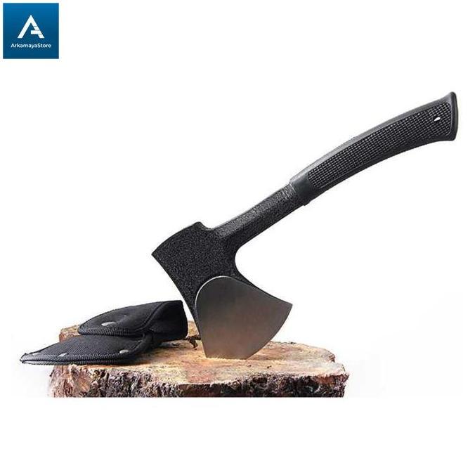 PREMIUM kapak pemotong kayu tajam kampak survival bushcraft camping
