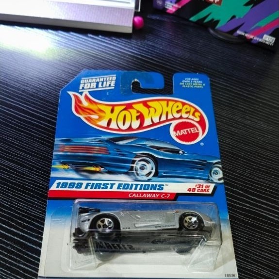 Mainan Mobil Hot Wheels Mattel 1998 First Editions Callaway C-7 mattel