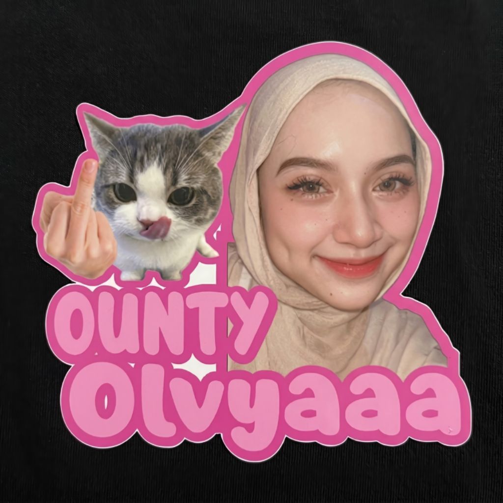 STIKER CUSTOM FOTO DENGAN NAMA STIKER CUSTOM BAHAN VINYL DAN SUDAH POTONG MESIN / STICKER CUSTOM NAM