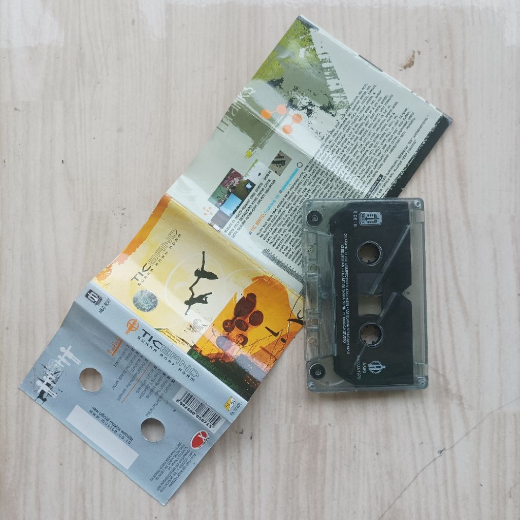 Original Kaset Pita Tape Musik Tic Band Album Suara Anak Adam