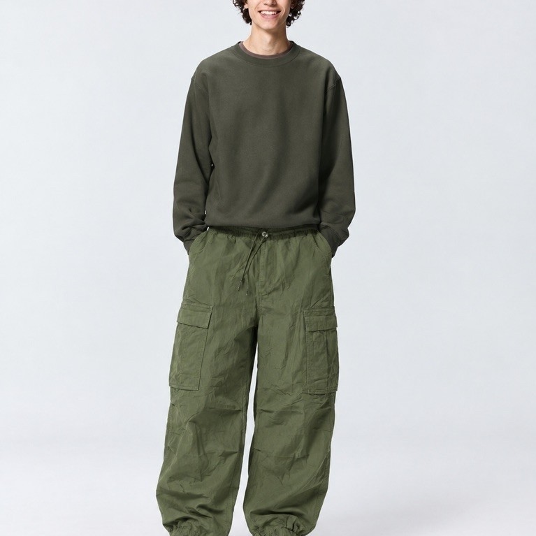 GU Super Wide Cargo Balloon Pants