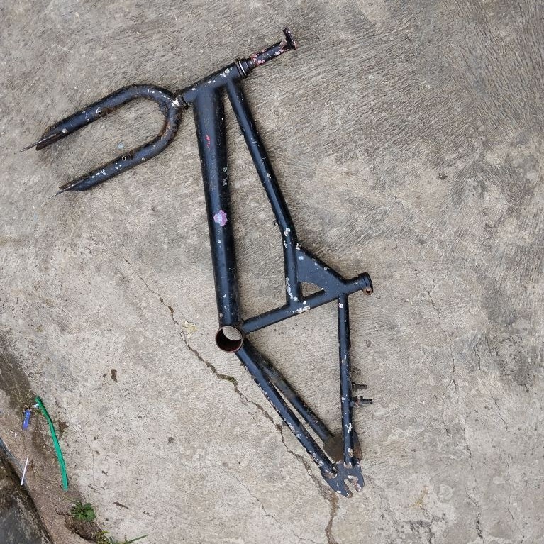 FRAME FORK SEPEDA BMX WIMCYCLE ROADTECH RT BAN 20 JADUL VINTAGE BANYAK DICARI