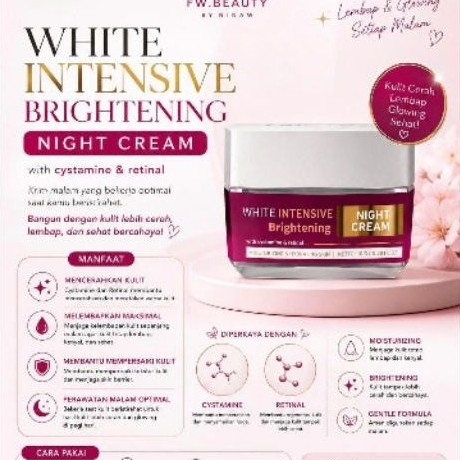 NIGHT RETINAL KRIM MALAM FW BEAUTY OFFICIAL STORE RESELLER RESMI PUSAT