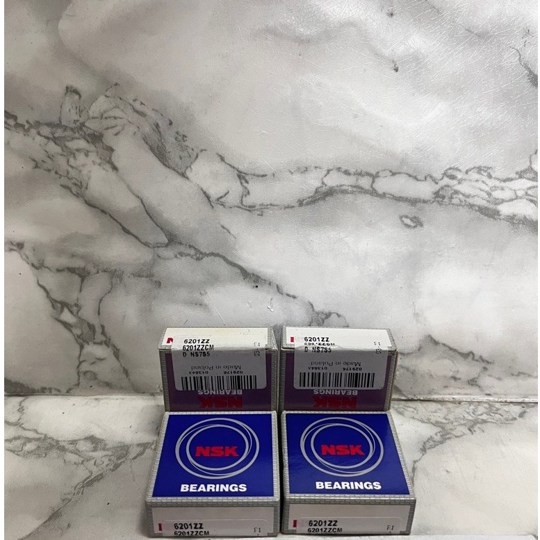 Ball bearing 6201 ZZ NSK Original Made in Poland 6201ZZ