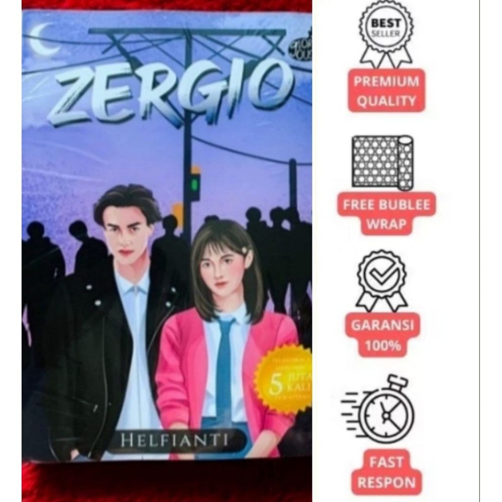 NOVEL BUKU ZERGIO(FREE PACKAGING)