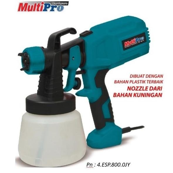 MULTIPRO ESP 800 SPRAY GUN LISTRIK NOZZLE KUNINGAN SPRAYGUN ELEKTRIK
