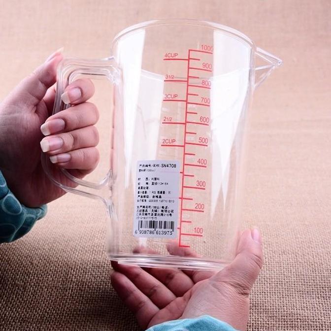Sanneng Sn4710 - Plastic Measuring Cup / Gelas Ukur 3L / 3000Cc