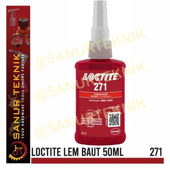 LOCTITE 271 / LEM BAUT LOCTITE271 / LOCTITE THREADLOCKER 271 (50 ML)