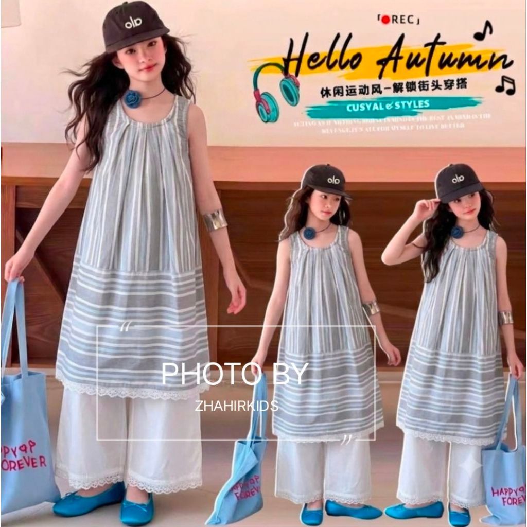 Set Kulot Long Tunik BKK Salur