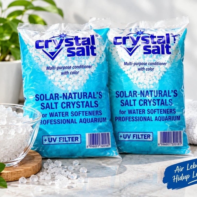 CRYSTAL SALT +UV FILTER 300g GARAM IKAN