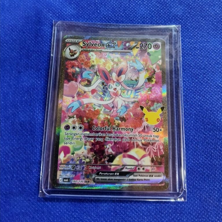 sylveon ex SAR 30th celebration Indonesia bonus AR 1
