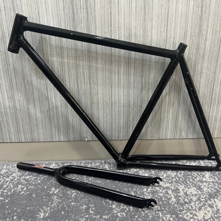 Frame Sepeda Fixie Hitam Oversize Ukuran 54 - Frame Fixie Size 54 - Frame Fixie Os ukuran 54 - frame