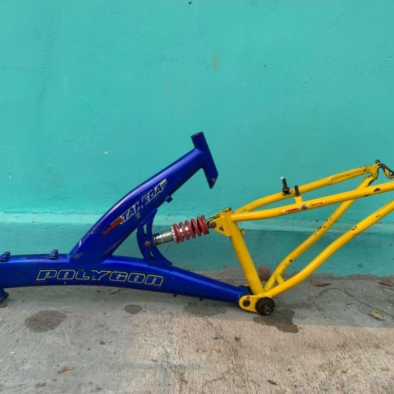 frame sepeda Polygon takeda jadul MTB jadul bekas original