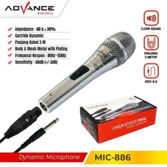 mic karaoke, kabel panjang, profesional microphone, mikrofon dynamic