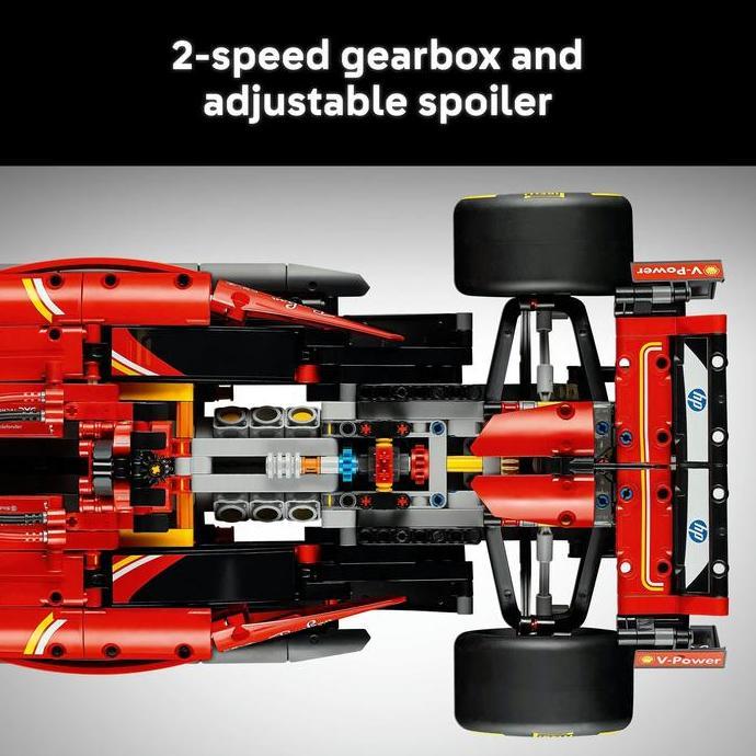 Kit- Lego Technic 42207 Ferrari Sf-24 F1 Car (1,361 Pieces) Mainan Susunan Balok (18 Tahun+)
