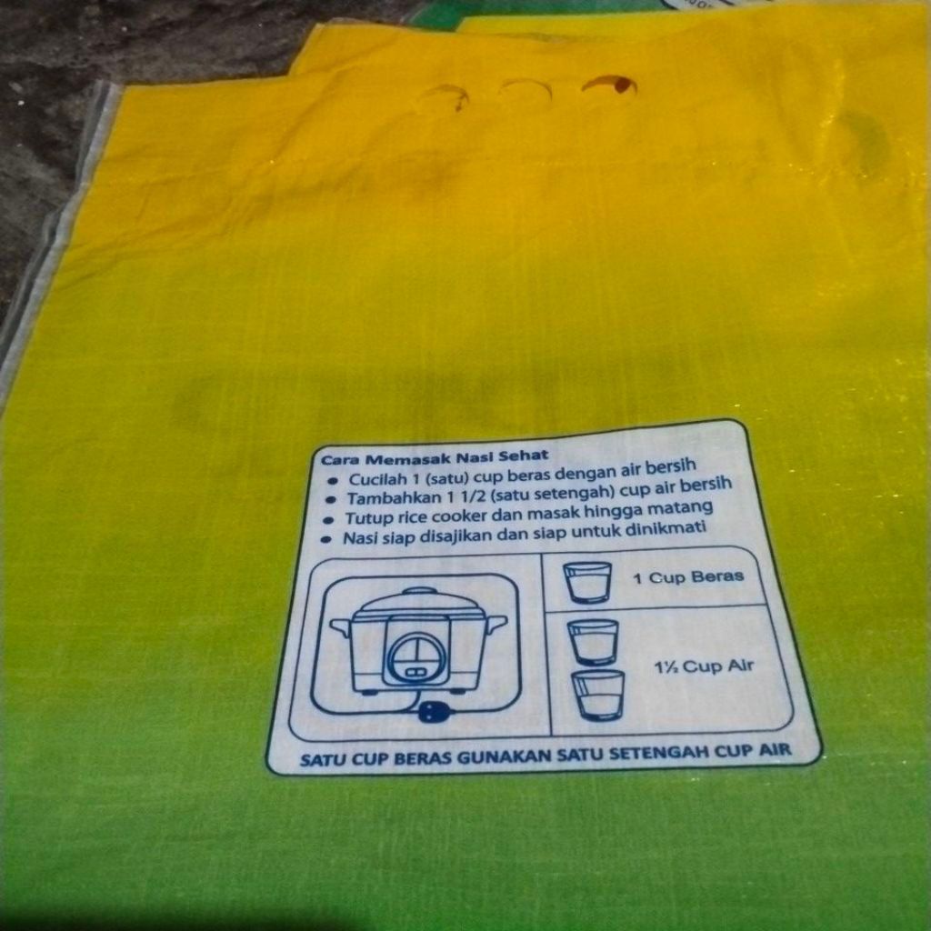 promo 20 pcs karung bekas beras5kg
