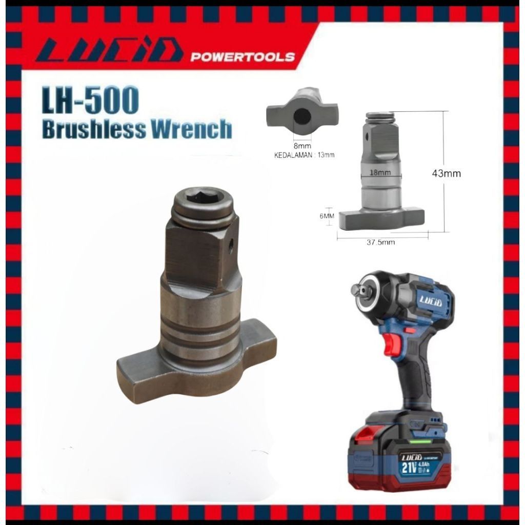 LUCID LH 500 ANVIL IMPACT WRENCH LUCID LH 500 ANVIL LUCID