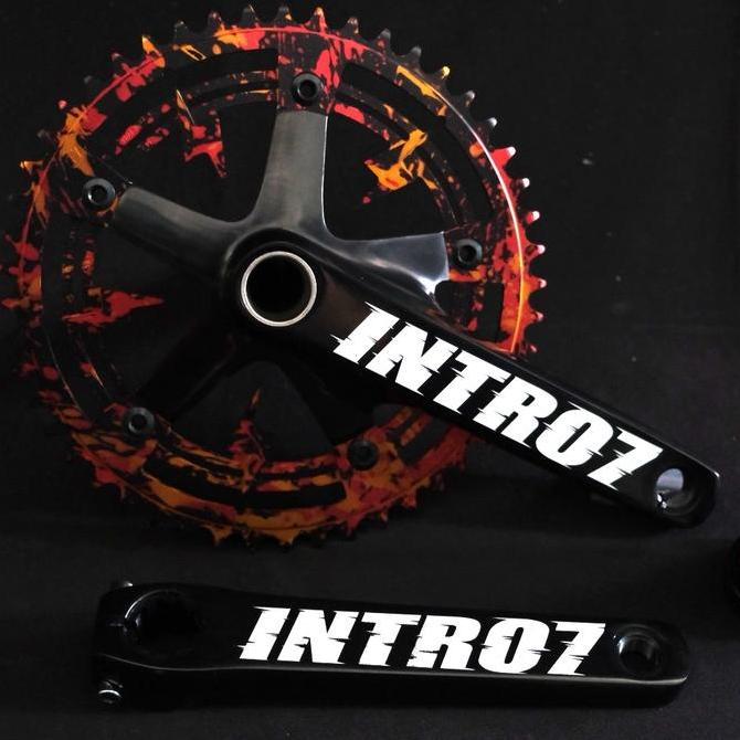 Promo crankset intro7 + chainring 49t Diskon