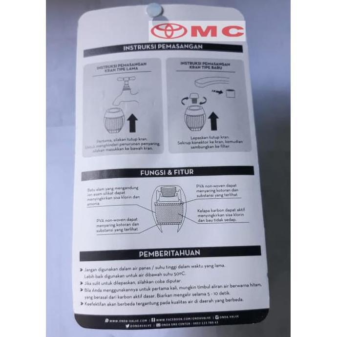 Promo Filter Saringan Kran Keran Air ONDA WCF 01 Diskon