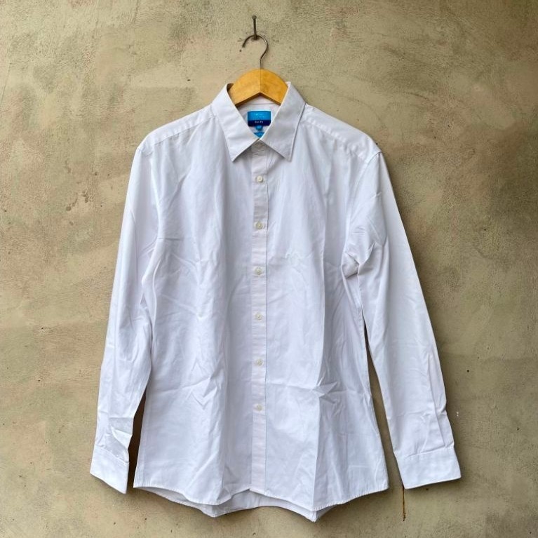 G2000 man slim fit kemeja putih L