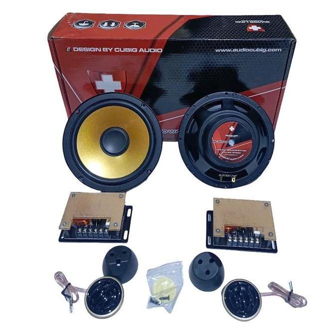 Speaker split CUBIG Swis LINE SC-6000 car audio mobil ukuran 6,5 inch