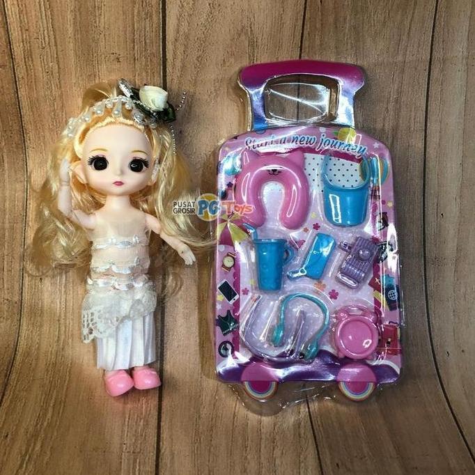 DB238 >> PGTOYS Boneka Cantik Yuna Baby Korea Cute BJD Doll 17 cm Plastik Mainan Anak Perempuan Send