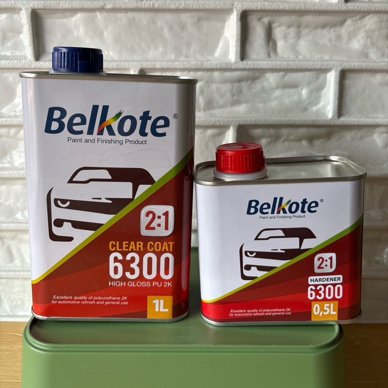 Clear Coat Belkote 6300 | Pernis Bening Cat Mobil Motor