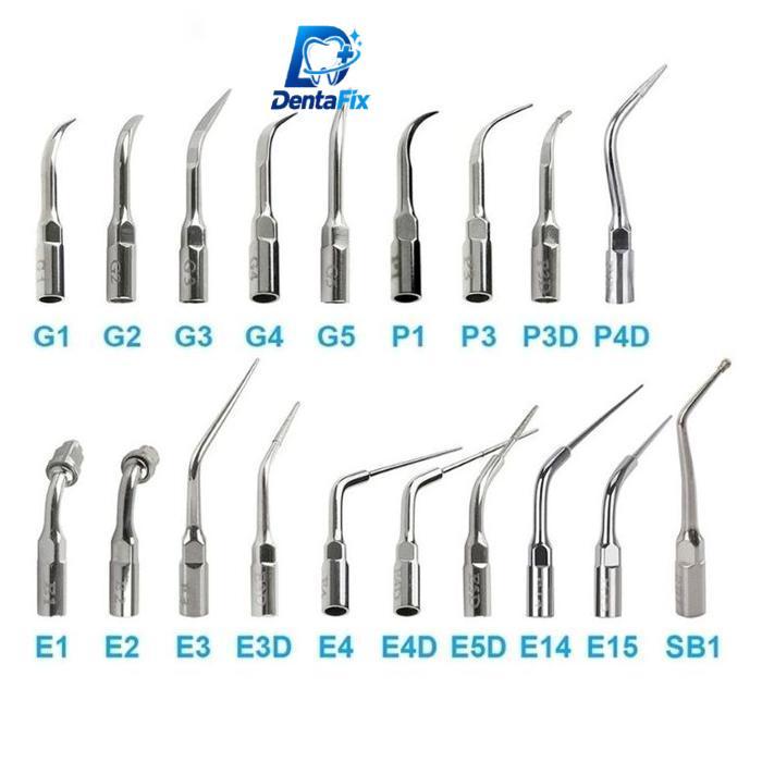 tip scaler subgingival perio ems woodpecker vrn art P1 P3 P4 P3D P4D NO BRAND