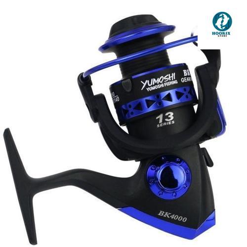 REEL PANCING YUMOSHI BK1000-7000 SPOOL METAL BIRU 12BB+1