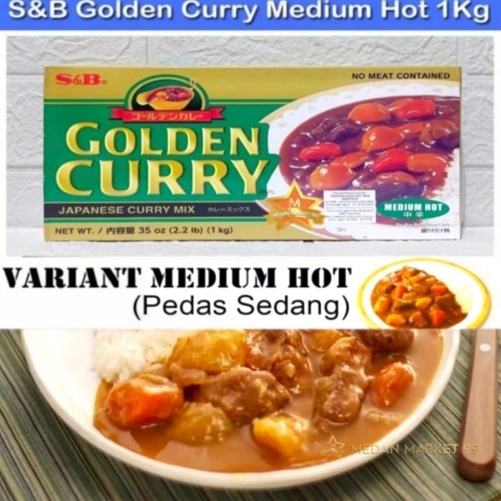S&B GOLDEN CURRY 1 KG ORIGINAL /KARI JEPANG /BUMBU KARE BLOK IMPOR/SB/JAPANESE CURRY MIX/BUMBU/KALDU