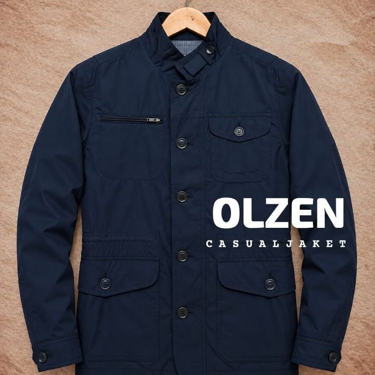 Jaket casual keren OLZEN recomend bekas pakai