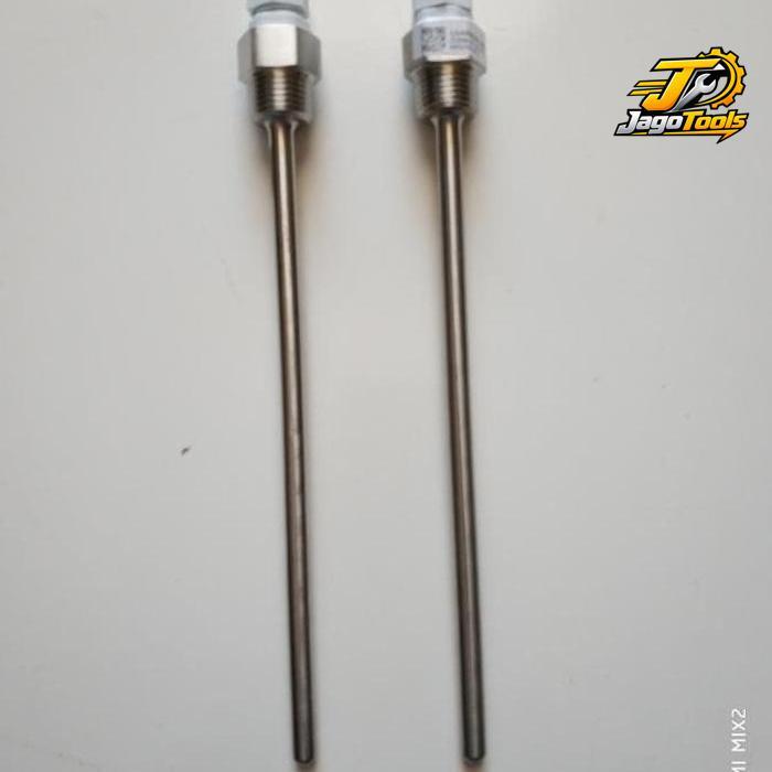 1/2" NPT Panjang 250mm Thermowell Stainless Steel Temperature Sensor