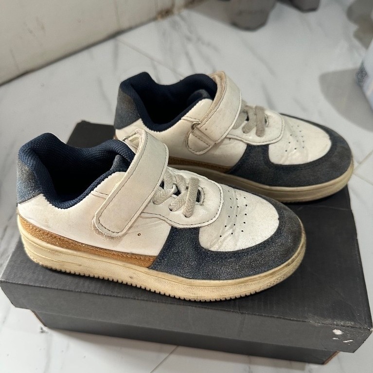 Sepatu casual anak JACKSON Kids putih navy