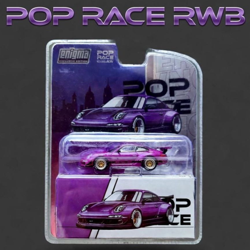 Pop Race RWB Porsche 997 - PURPLE Metalic