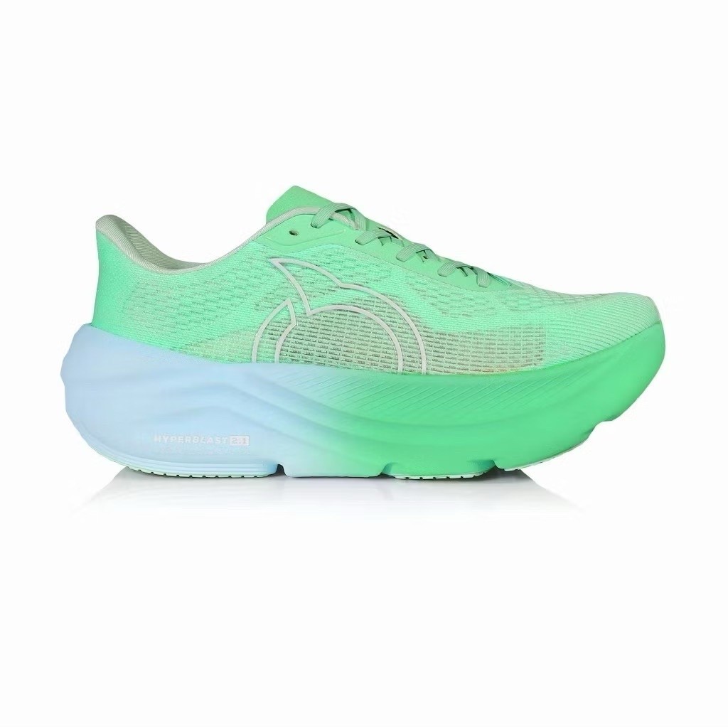 PRELOVED ORTUSEIGHT Sepatu Running Hyperblast 2.1 Synthetic Mesh Mint Green White Ukuran 40