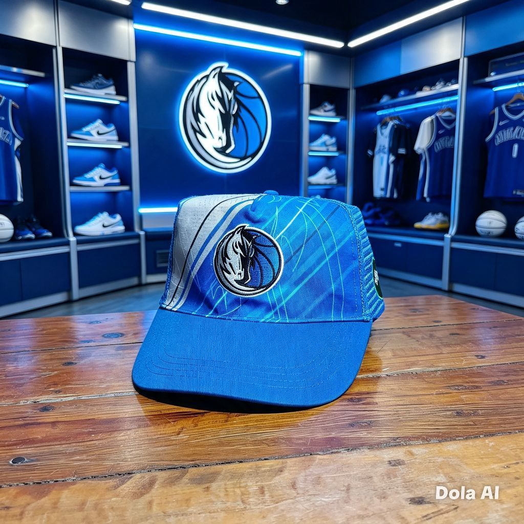 TOPI TRUCKER TEAM NBA DALLAS MAVERICKS COLABS SPRITE