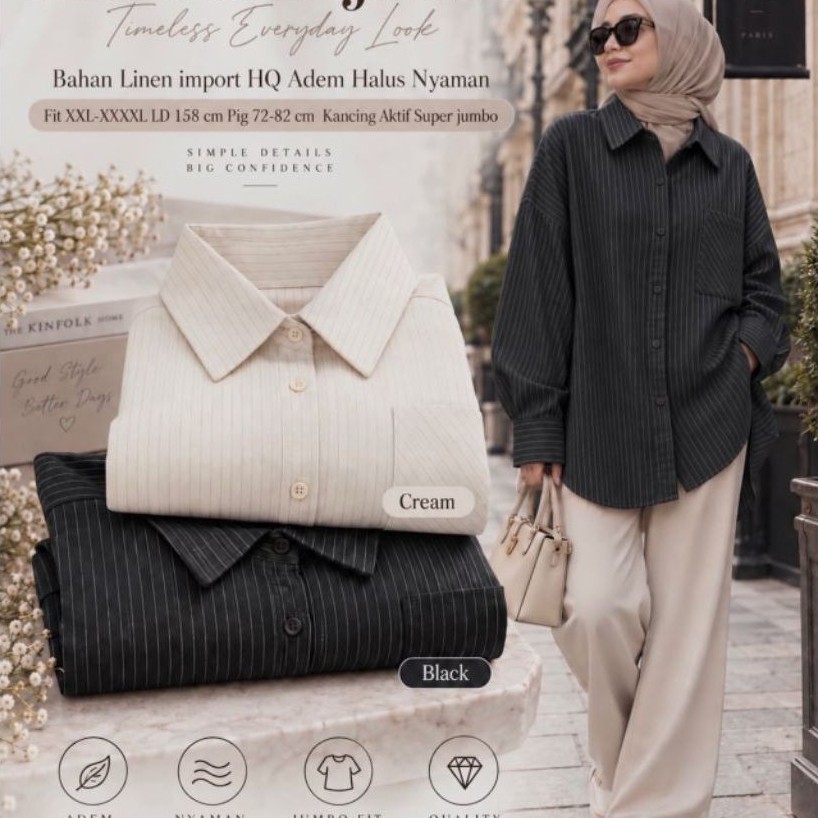 MAIRA JUMBO/ LOSY/ MESA/ RINAYA/ TASKIA JUMBO SHIRT