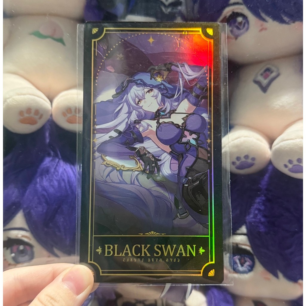 Official merch Black Swan Honkai Star Rail 1st Anniversary celebration special character collection 