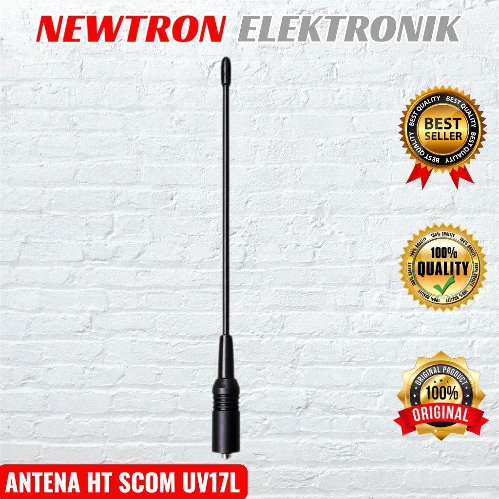 Antena HT SCOM UV17L Dualband SMA Female Compatible Baofeng UV17 Pro UV 17Pro 17L UV5R UV82 VERTEC V