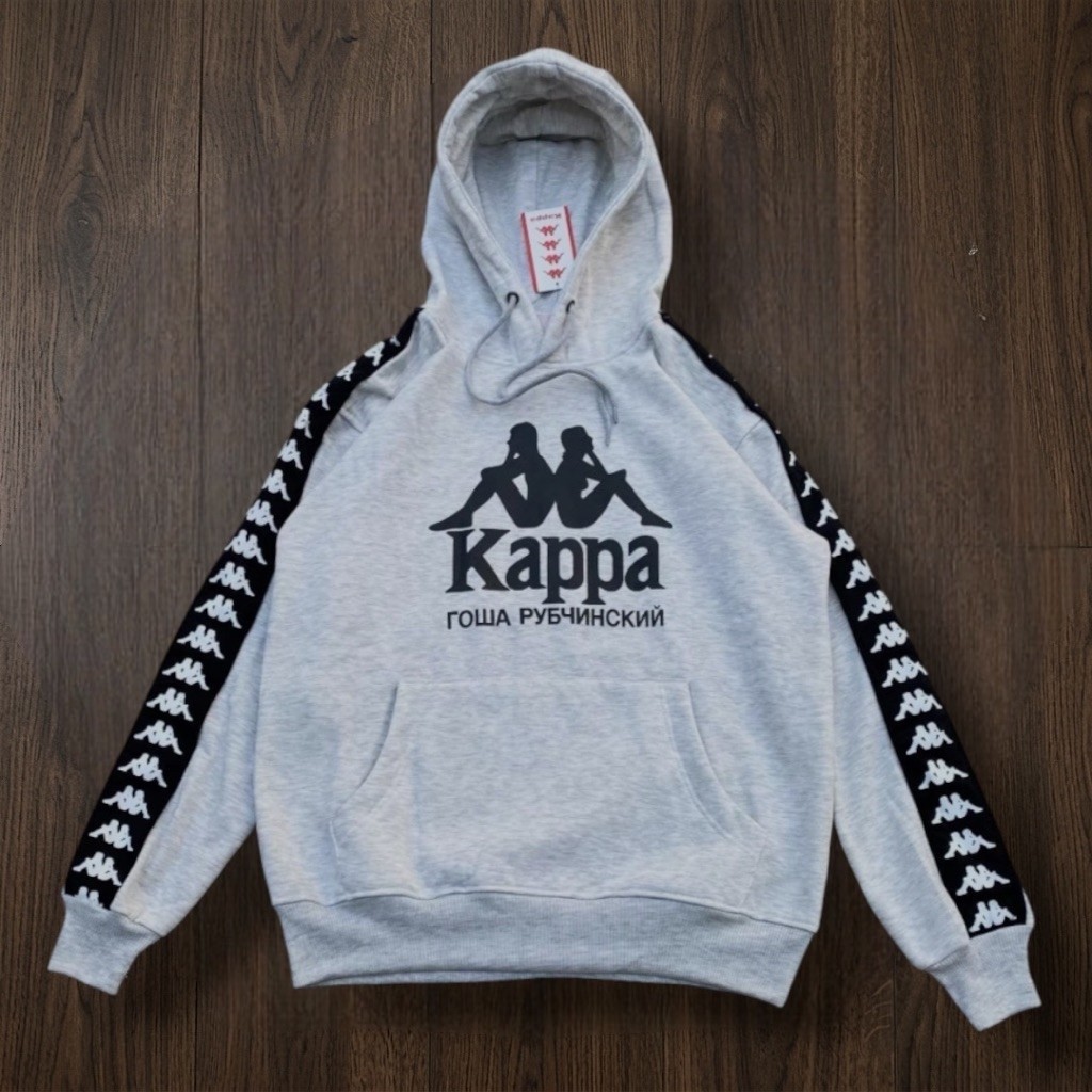 Hoodie kappa jaket hodie pria kappa premium hodie casual pria flece tebal