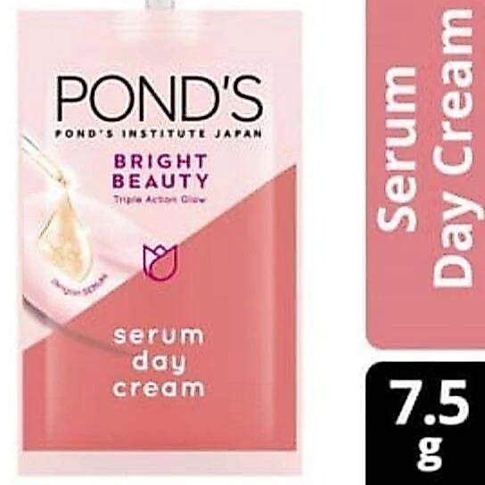 PONDS SERUM DAY CREAM 10 SACHET UKURAN 7.5GRAM / PONDS BRIGHT BEAUTY - BOPISHOP88