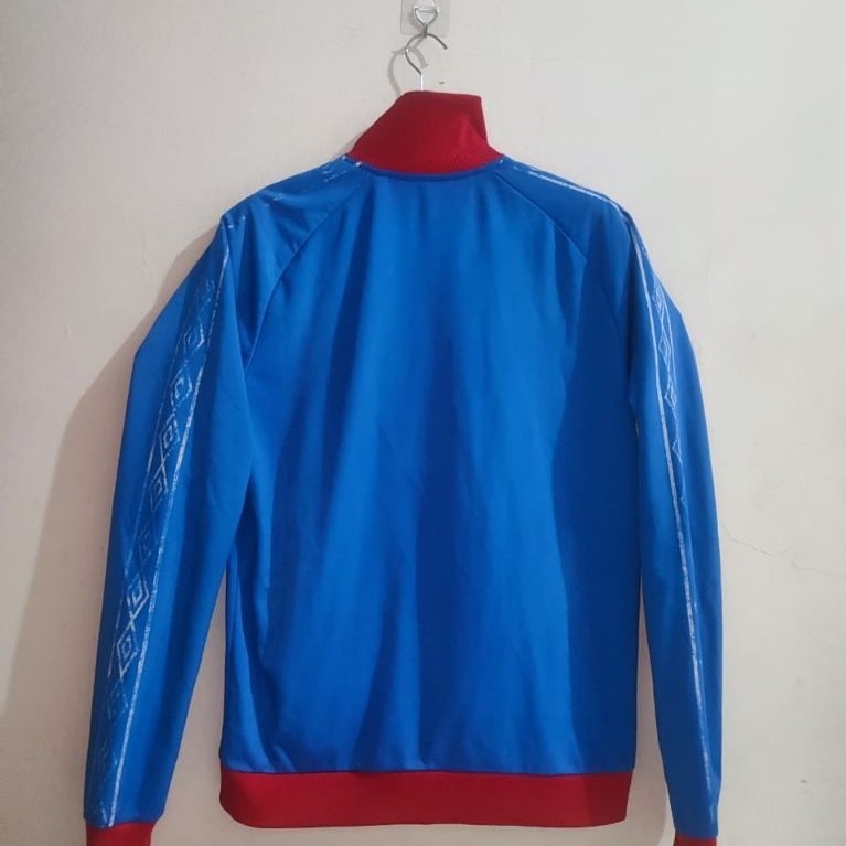 Jaket Tracktop France Umbro Blue Red Vintage