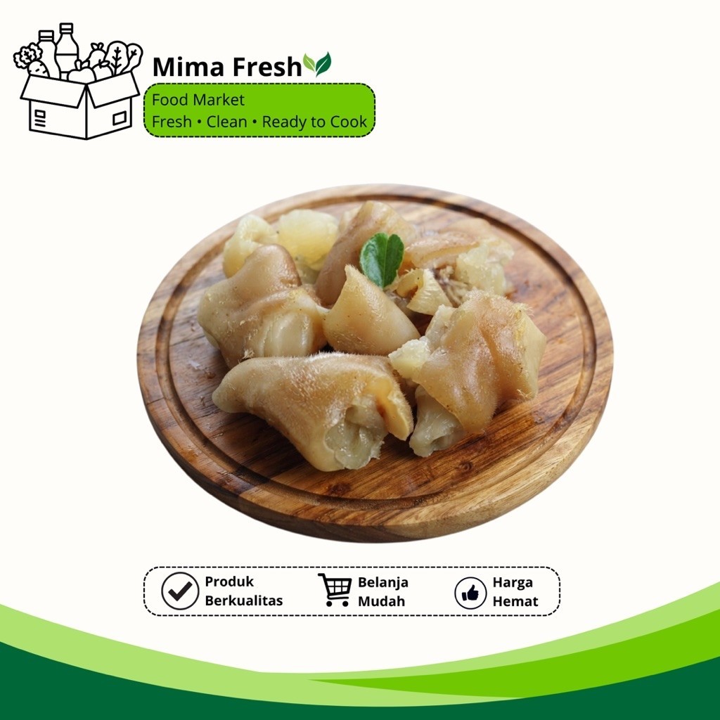 KIKIL TUNJANG PREMIUM - Lepas tulang tengah - siap masak | Kikil Tunjang Sapi Segar / Urat Kaki Sapi