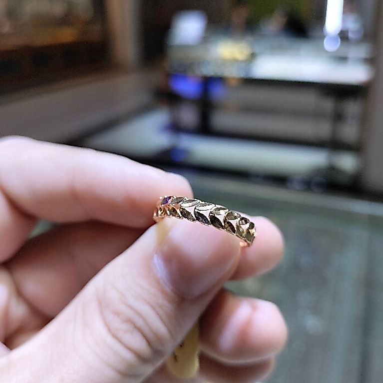 cincin model daun kdr 375
