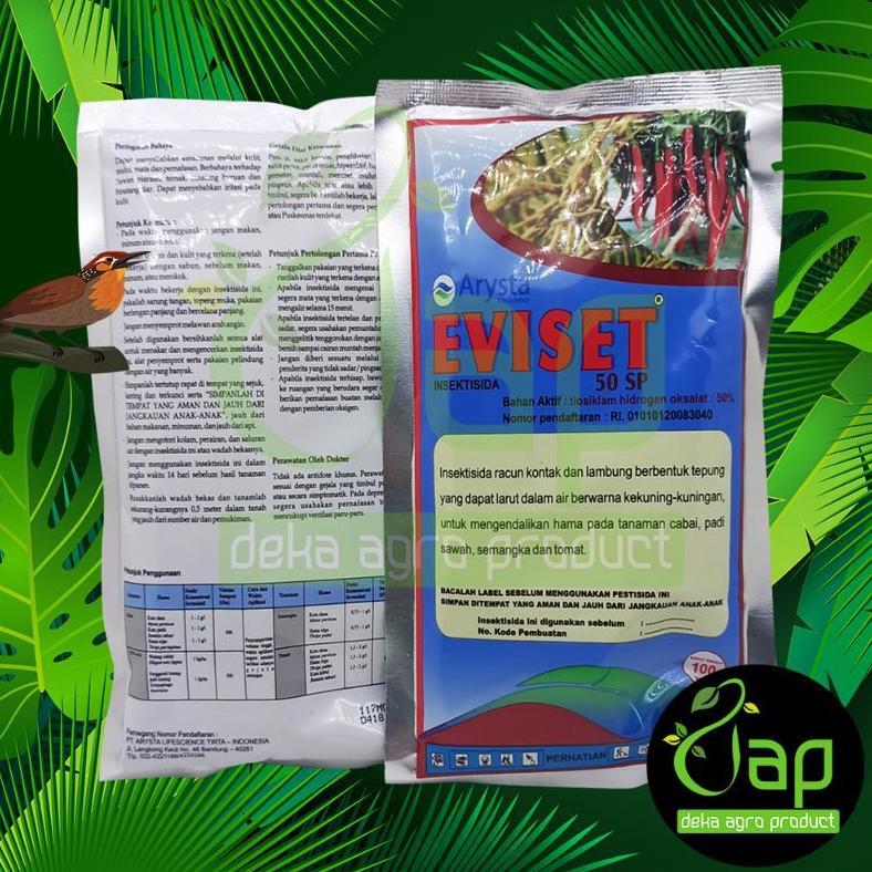RZ INSEKTISIDA EVISET 50SP 100GRAM - Bahan Aktif Tiosiklam Hidrogen Oksalat